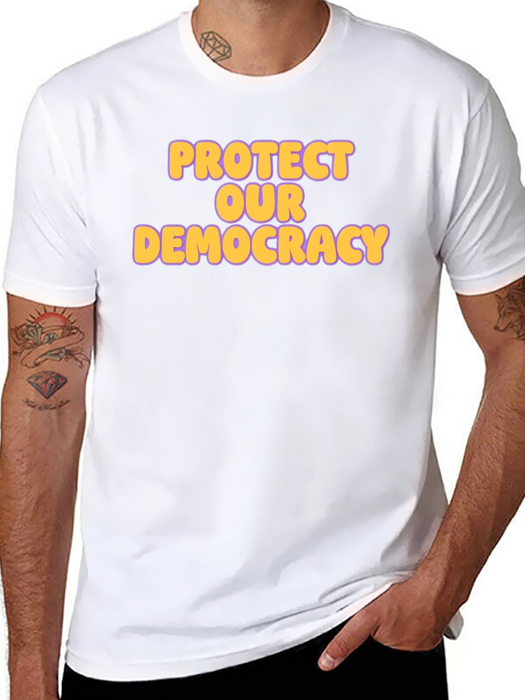 Protect Our Democracy Graphic T-Shirt