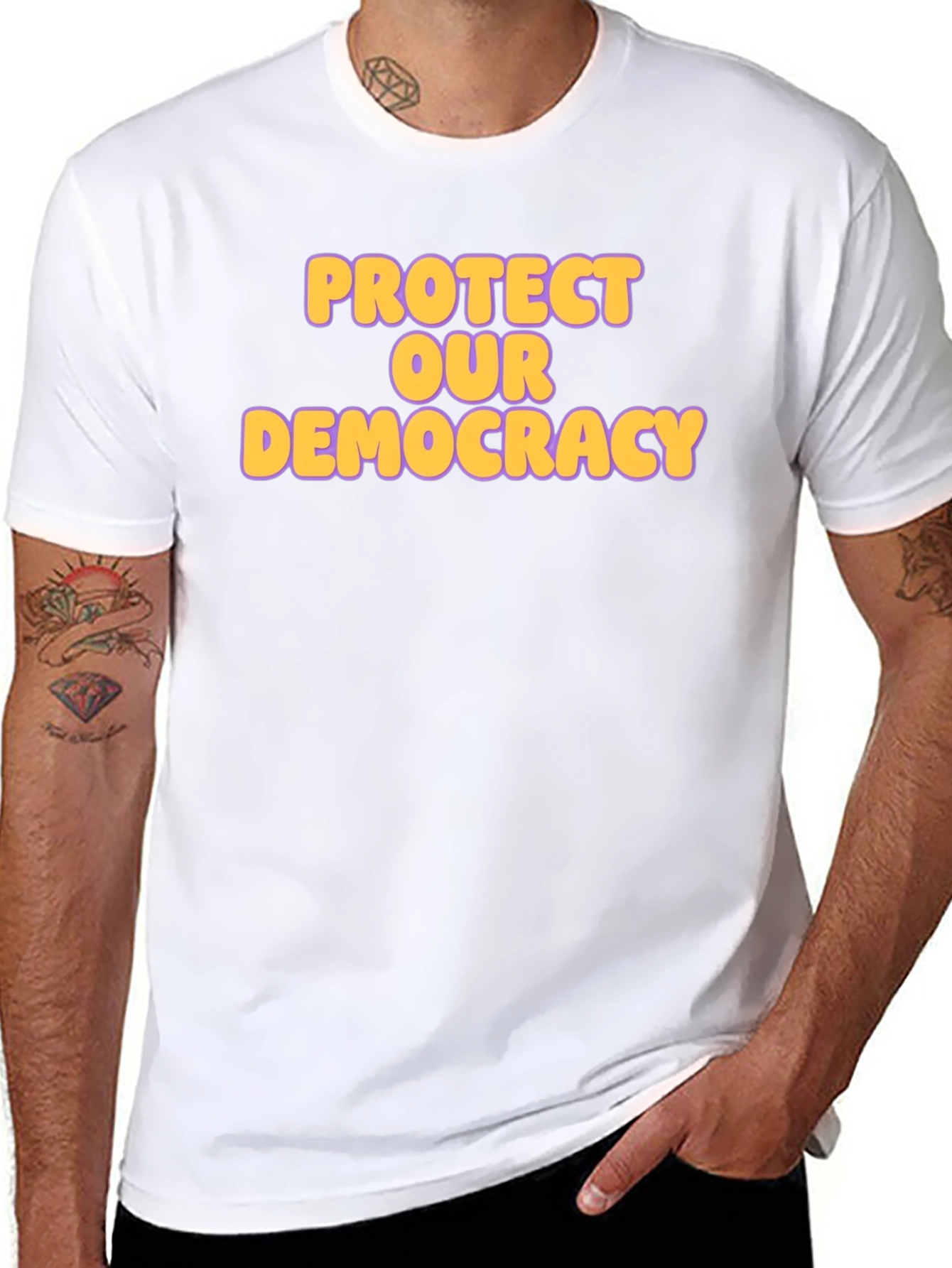 Protect Our Democracy Graphic T-Shirt