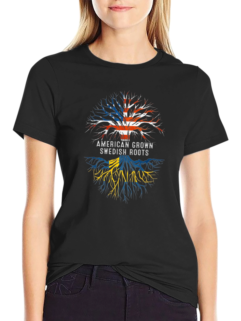 American Grown Swedish Roots Graphic Tee