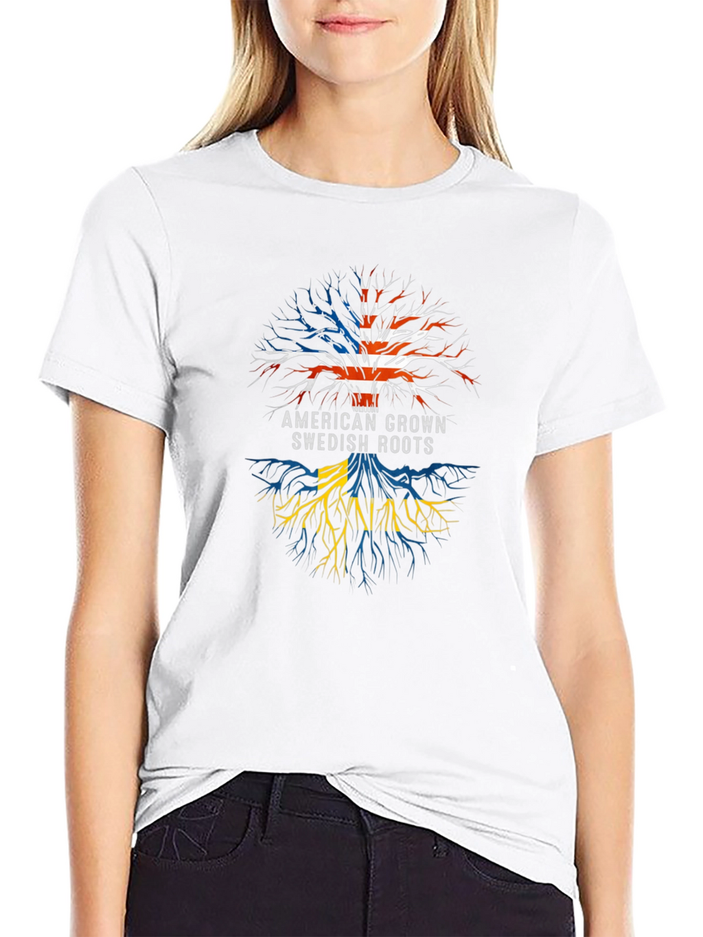 American Grown Swedish Roots Graphic Tee