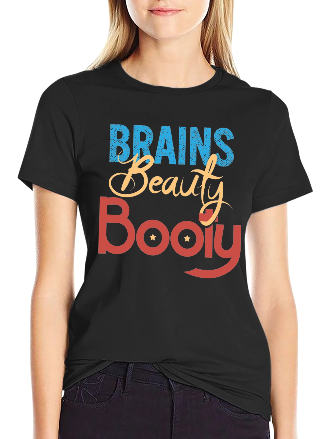 Brains Beauty Booty T-Shirt - Statement Tee