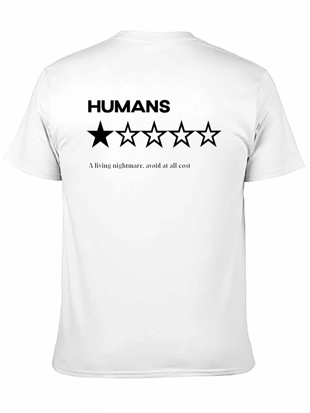 Humans One Star Rating Graphic T-Shirt