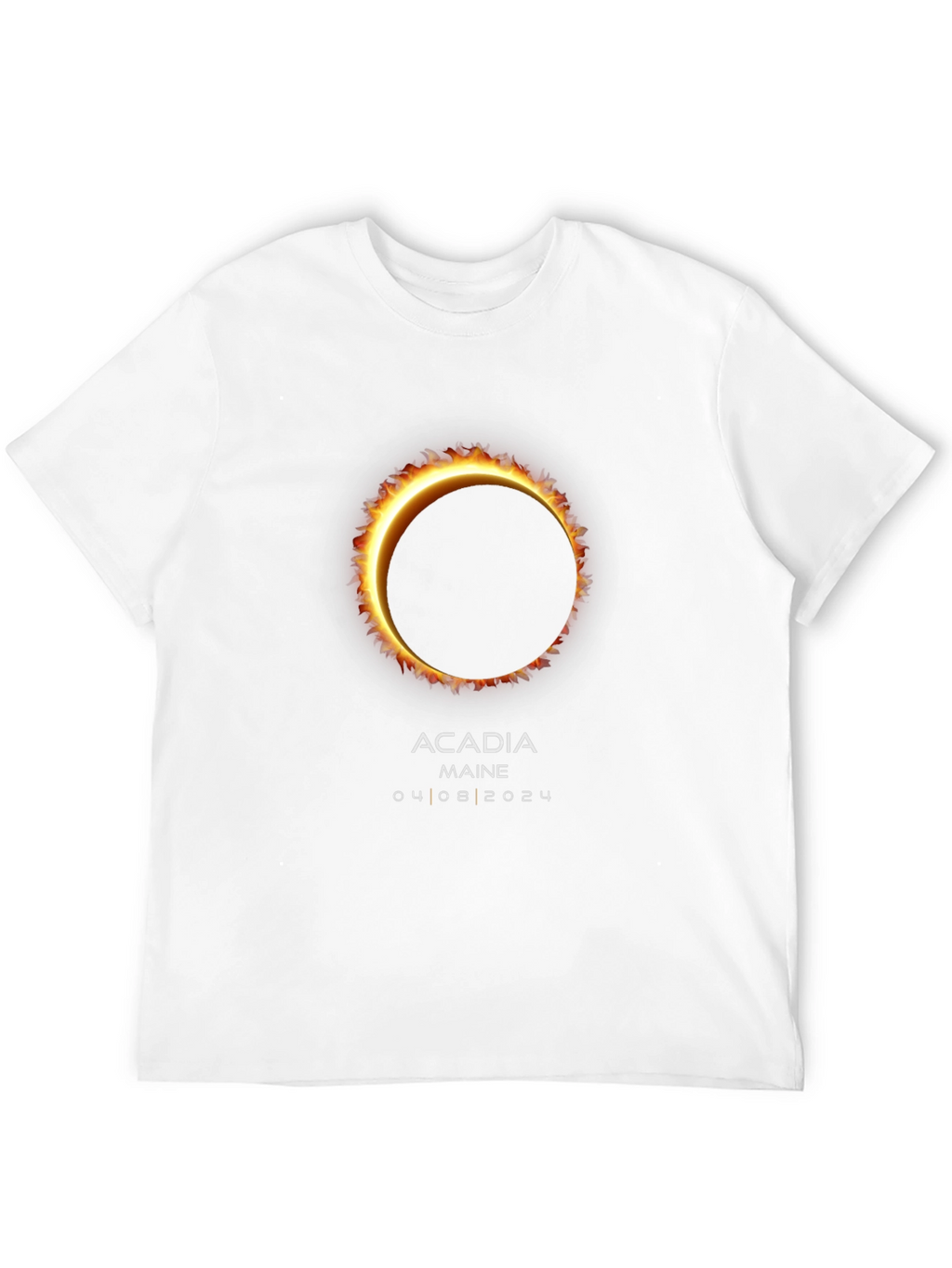 Total Solar Eclipse Acadia Maine 2024 T-Shirt