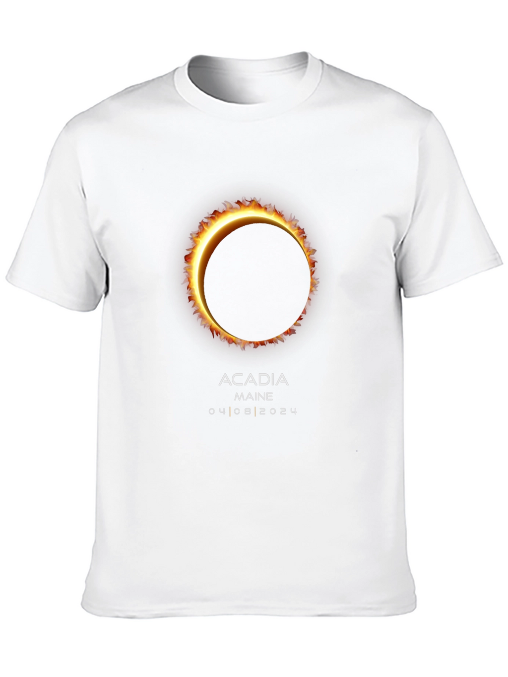 Total Solar Eclipse Acadia Maine 2024 T-Shirt