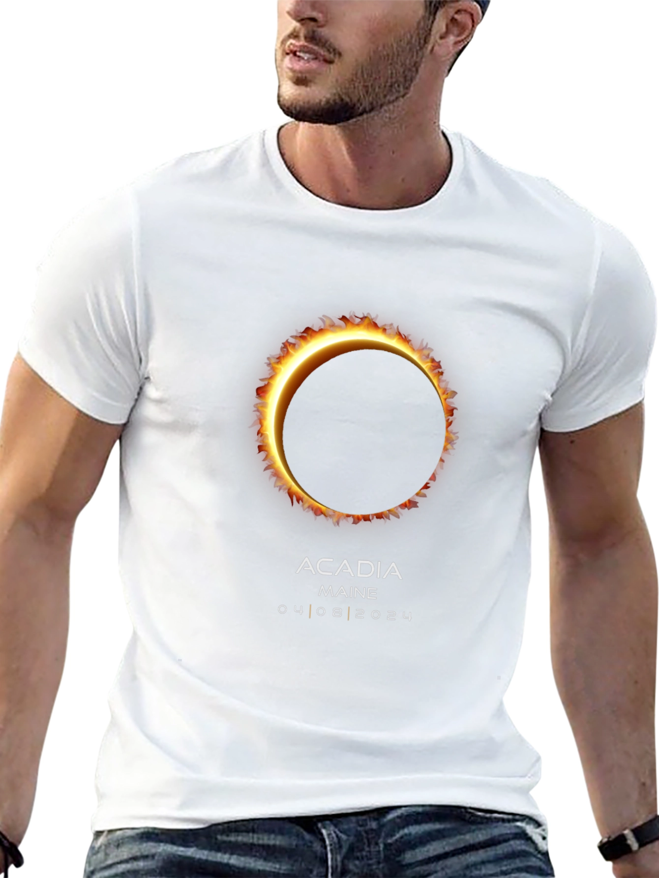 Total Solar Eclipse Acadia Maine 2024 T-Shirt