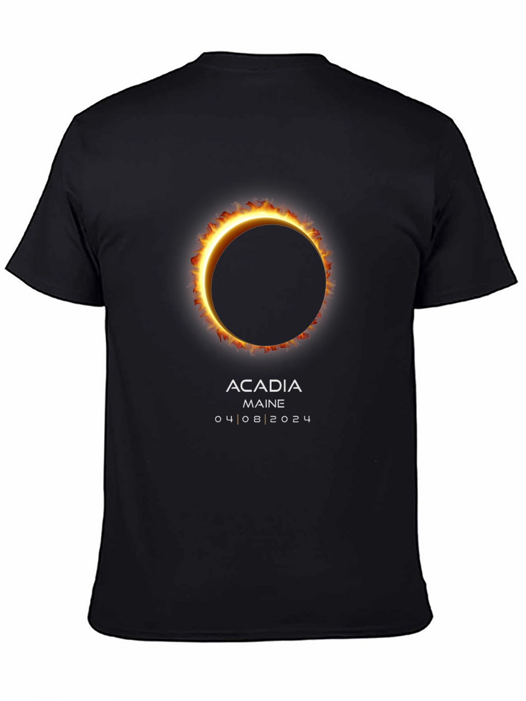 Total Solar Eclipse Acadia Maine 2024 T-Shirt