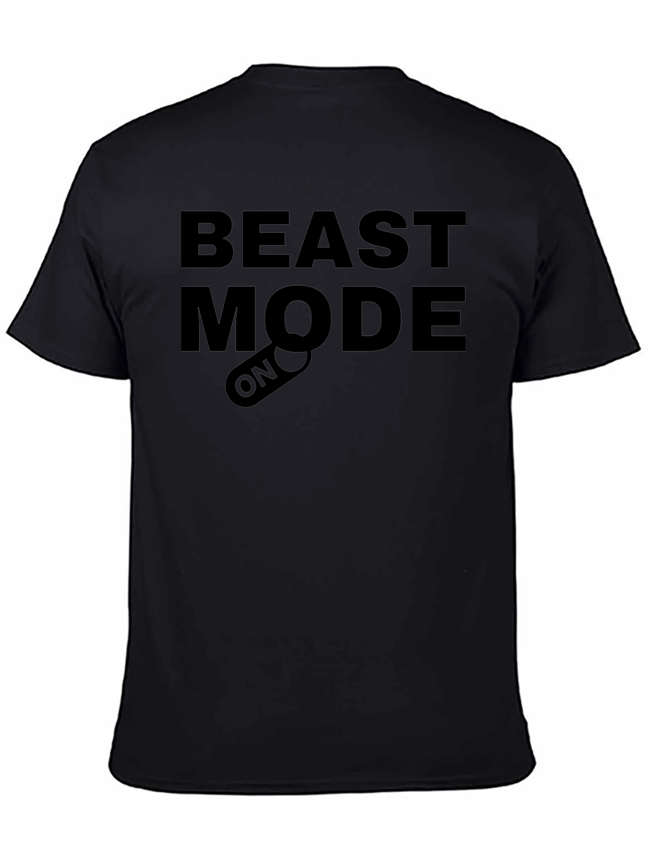 Beast Mode On T-Shirt - Black Graphic Tee