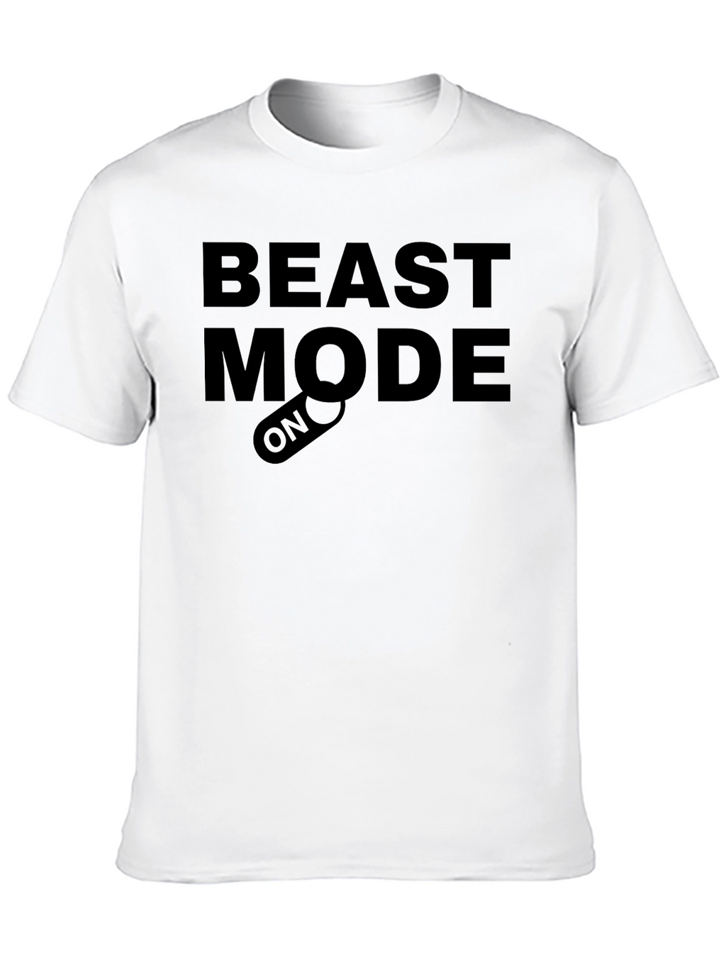 Beast Mode On T-Shirt - Black Graphic Tee
