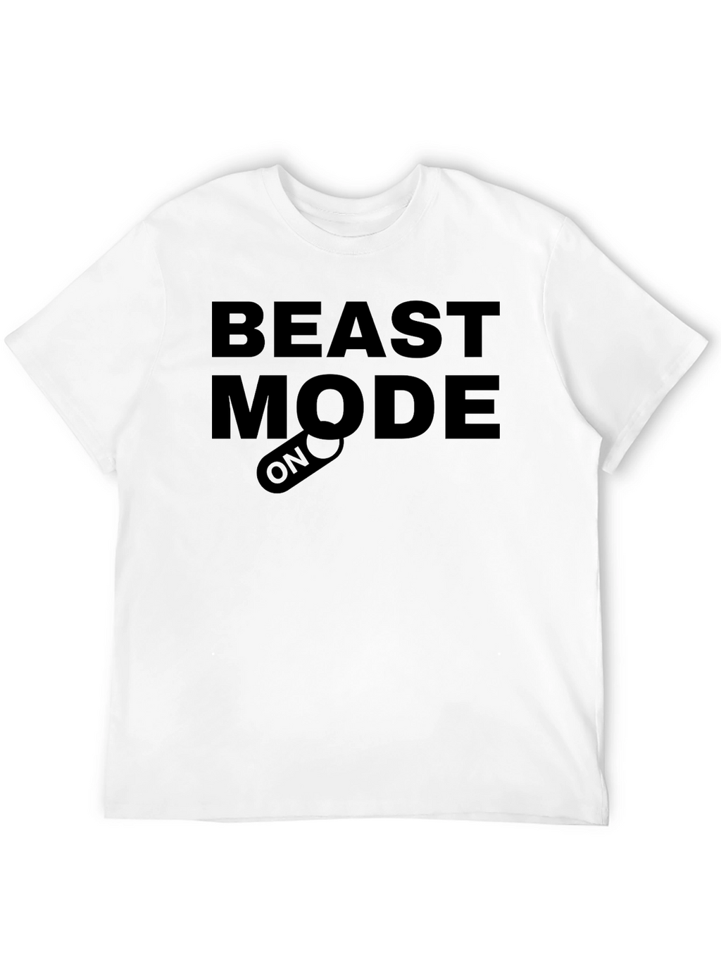 Beast Mode On T-Shirt - Black Graphic Tee