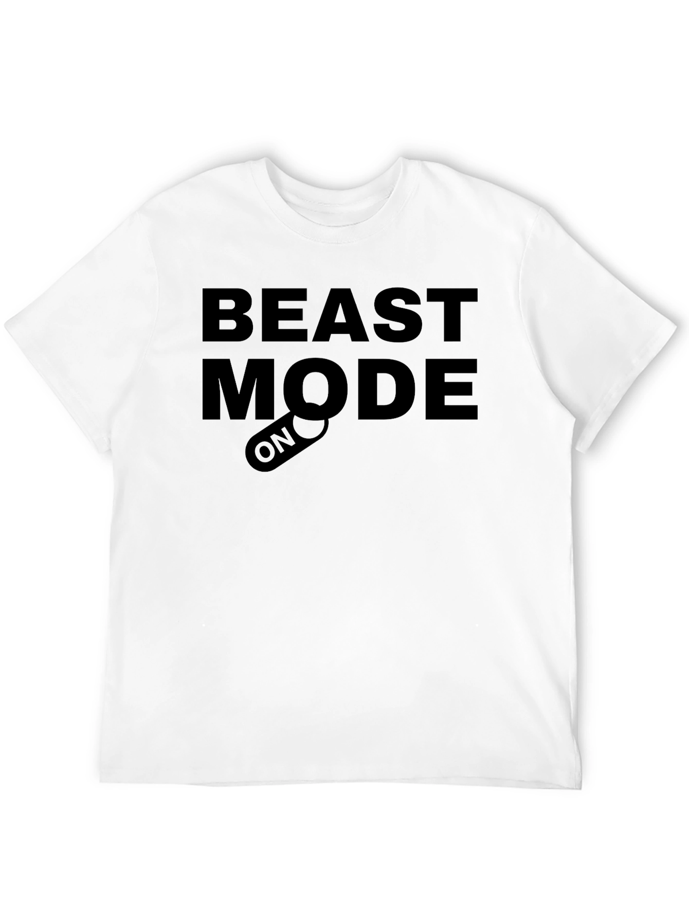 Beast Mode On T-Shirt - Black Graphic Tee