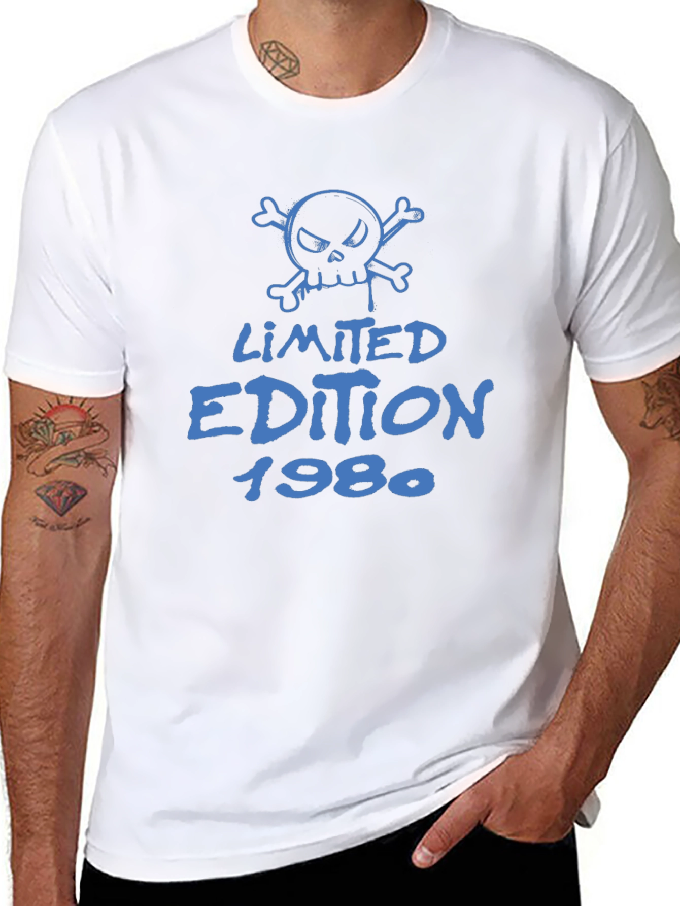 Limited Edition 1980 T-Shirt Skull Design