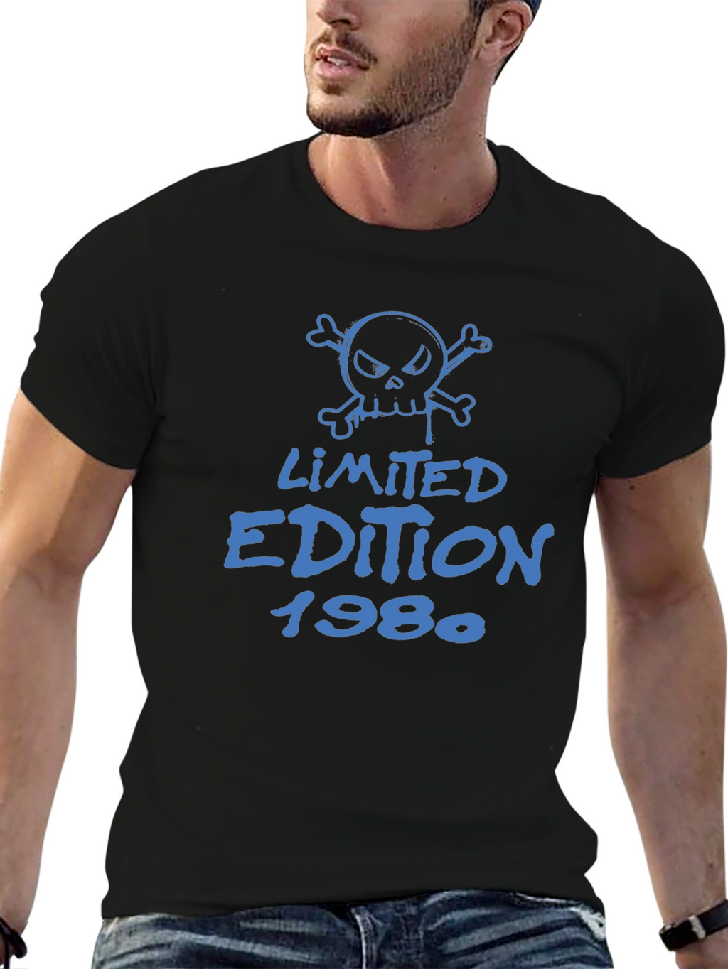 Limited Edition 1980 T-Shirt Skull Design