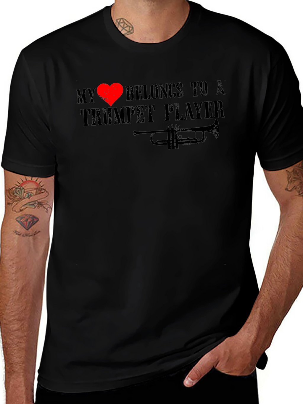 My Heart Belongs to a Trumpet Player T-Shirt