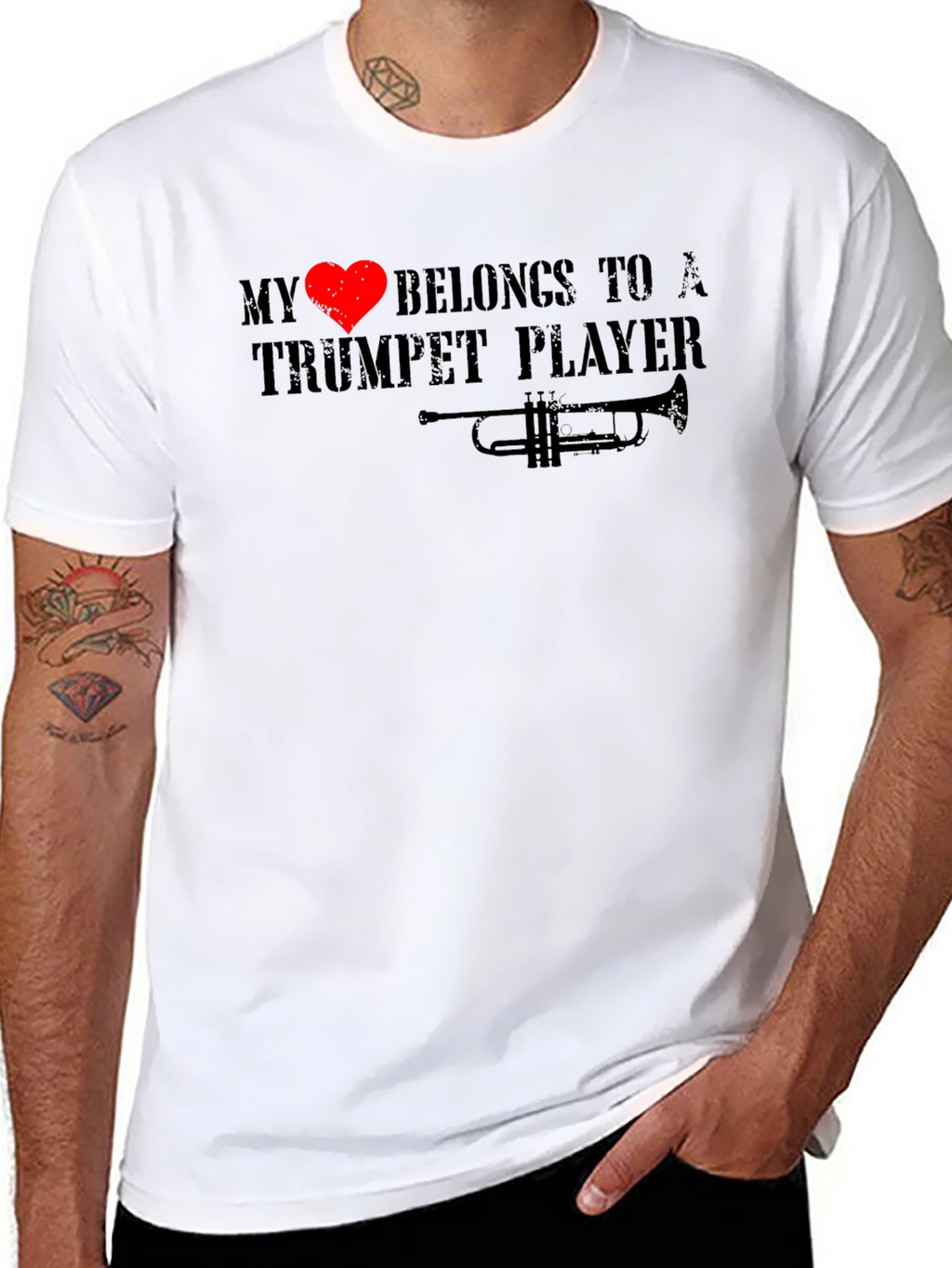 My Heart Belongs to a Trumpet Player T-Shirt