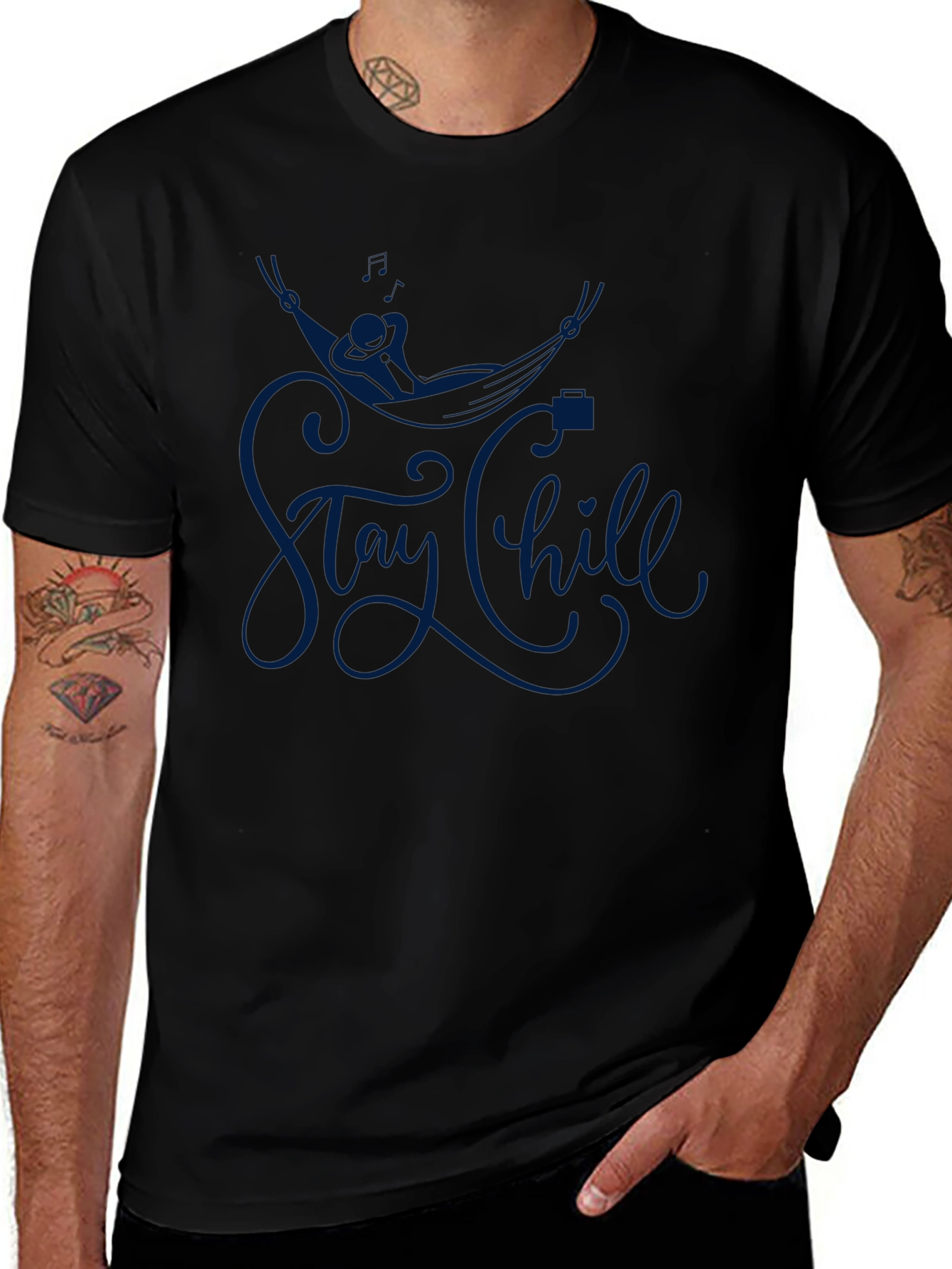 Stay Chill Graphic Tee - Relaxed Fit