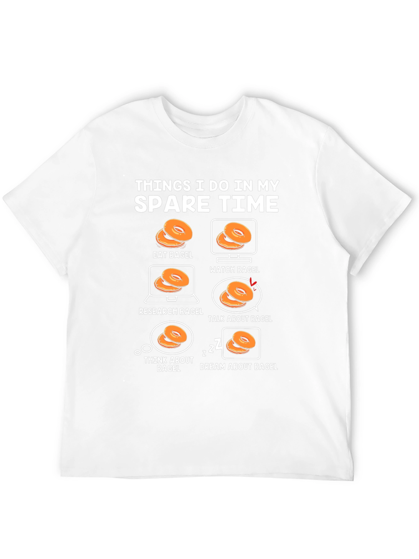 Bagel Lover T-Shirt: Spare Time Activities