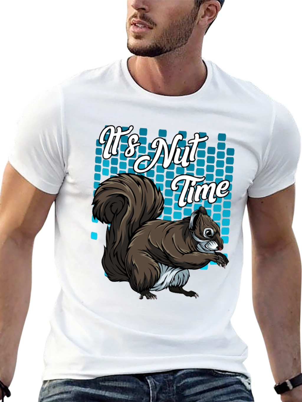 Its Nut Time Squirrel Graphic T-Shirt