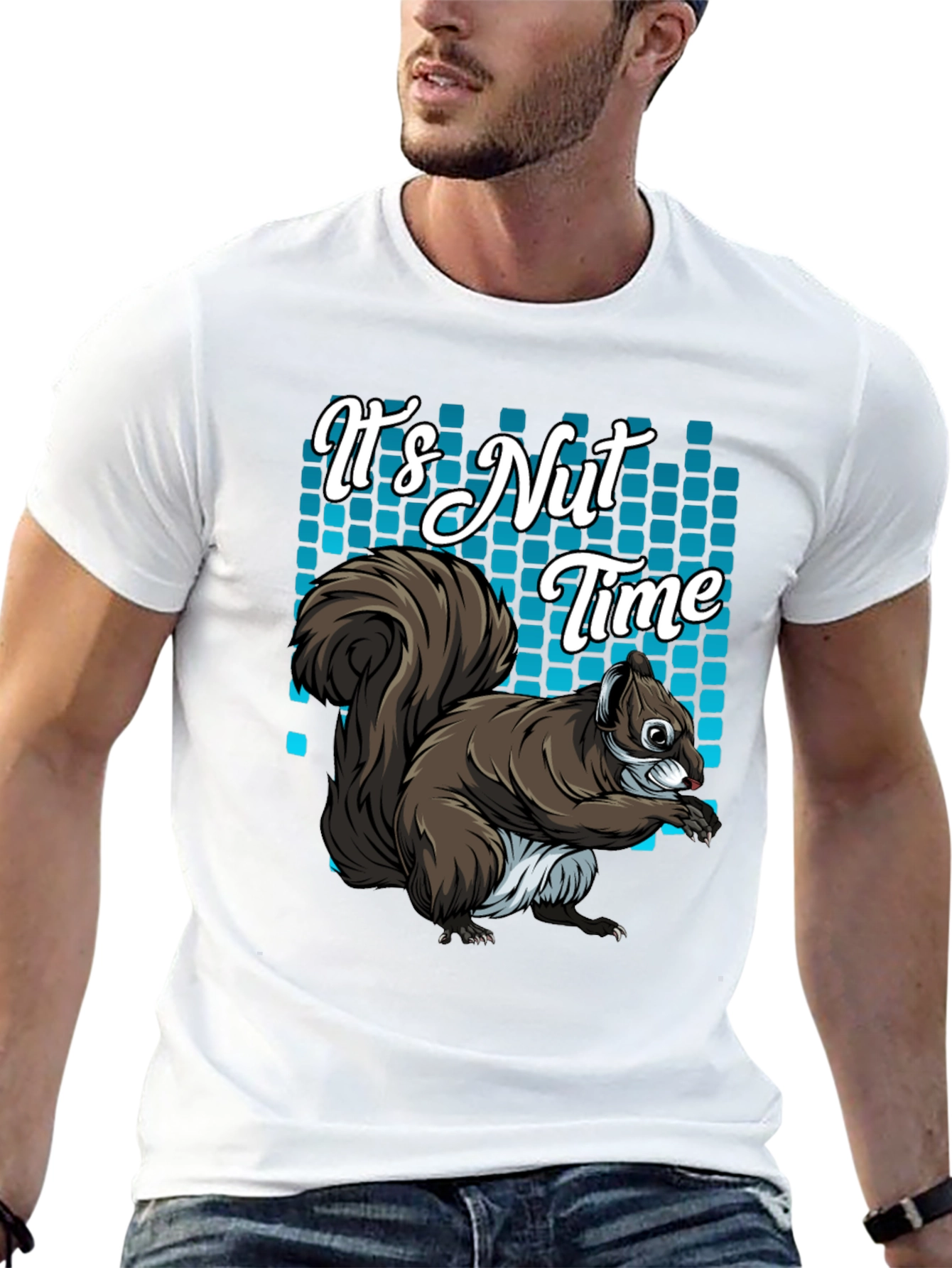 Its Nut Time Squirrel Graphic T-Shirt