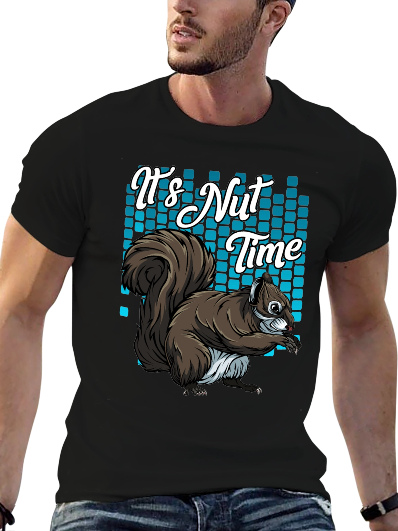 Its Nut Time Squirrel Graphic T-Shirt