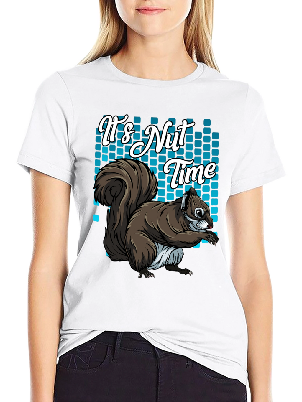Its Nut Time Squirrel Graphic T-Shirt