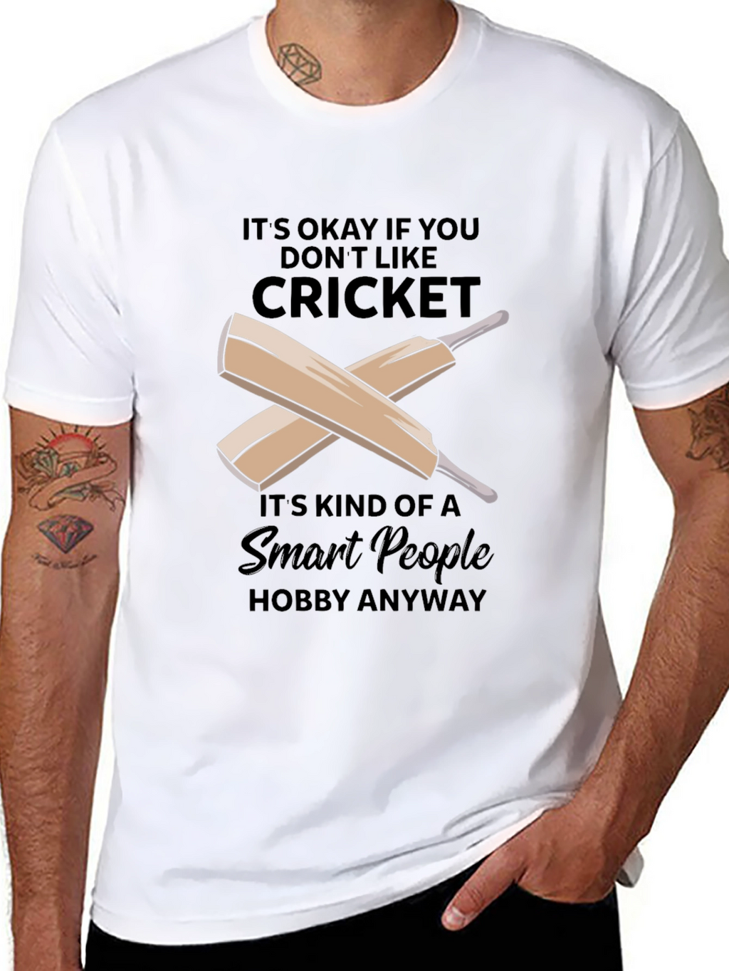 Cricket Smart People Hobby T-Shirt