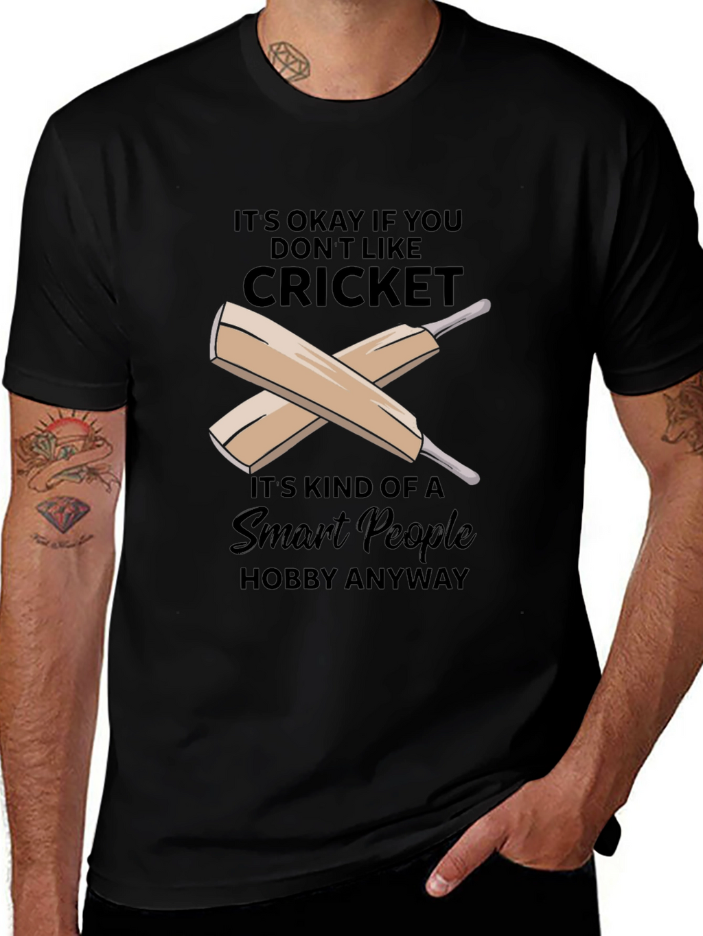 Cricket Smart People Hobby T-Shirt