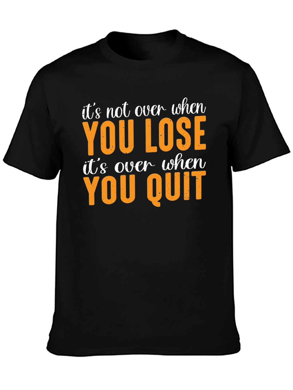 Motivational Graphic Tee - Never Quit