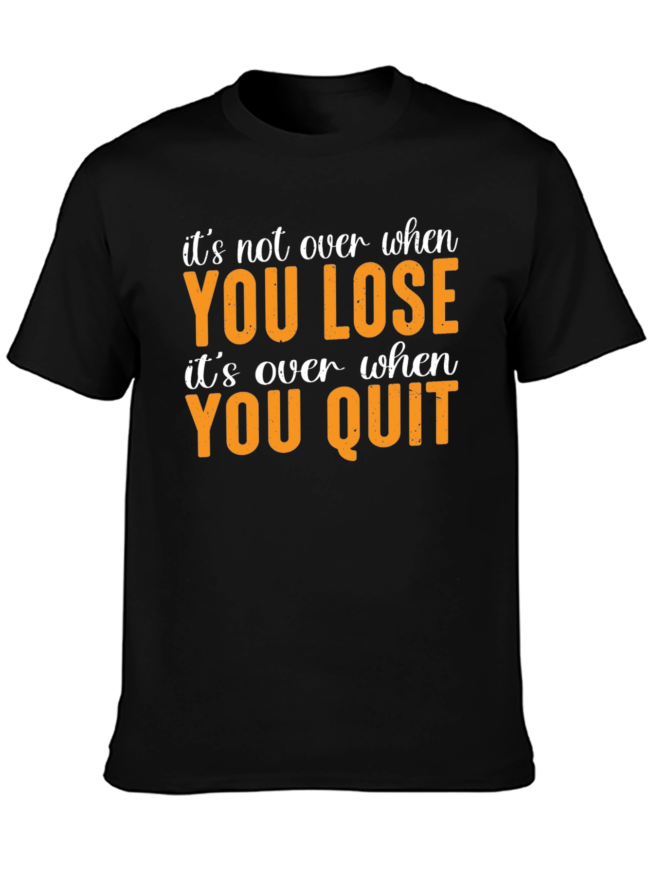 Motivational Graphic Tee - Never Quit