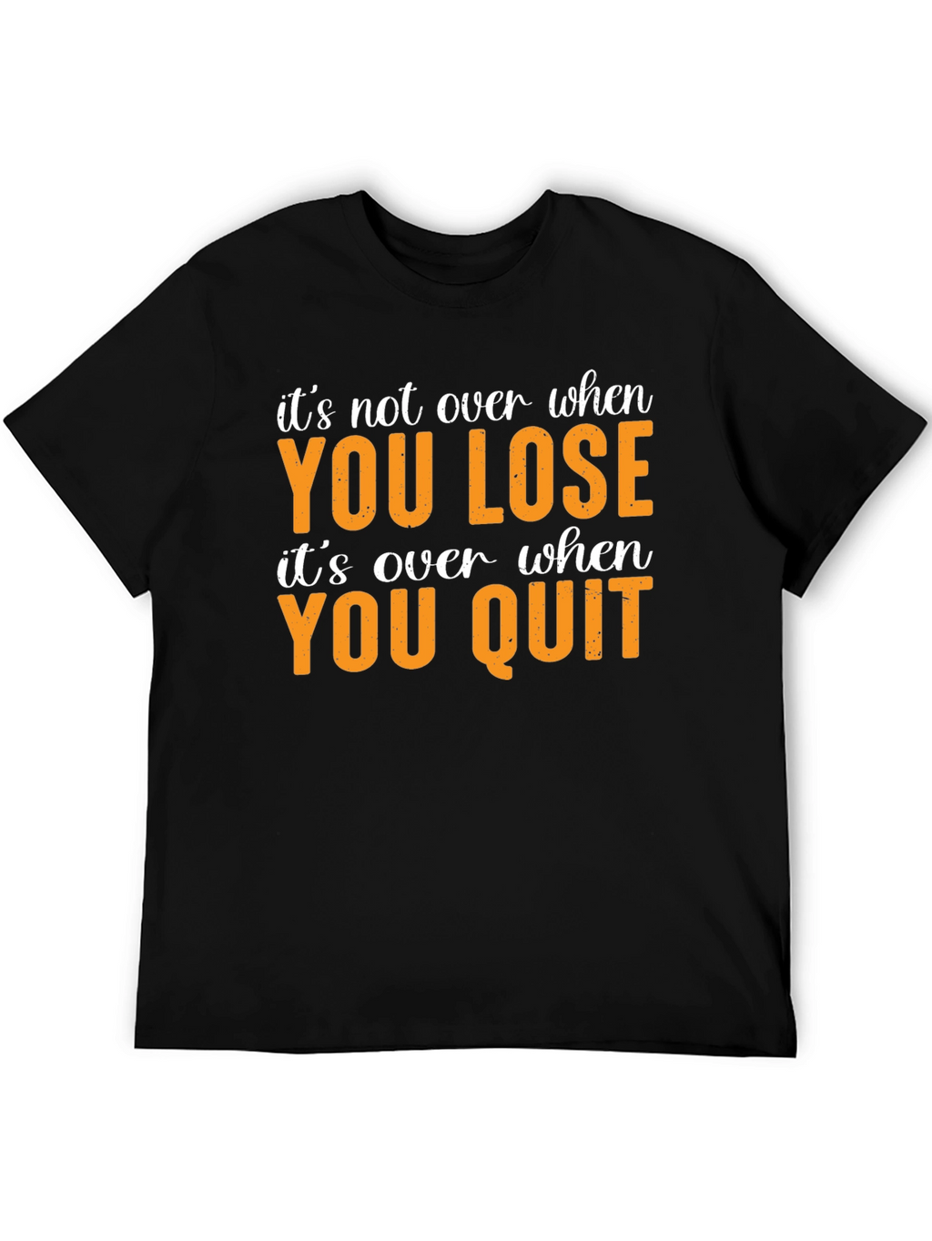 Motivational Graphic Tee - Never Quit