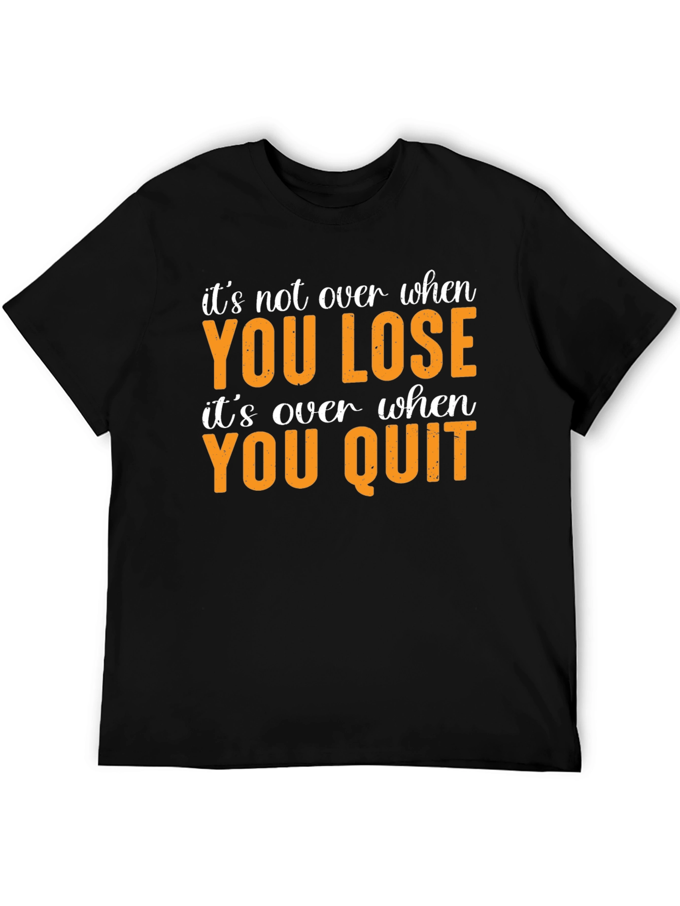 Motivational Graphic Tee - Never Quit