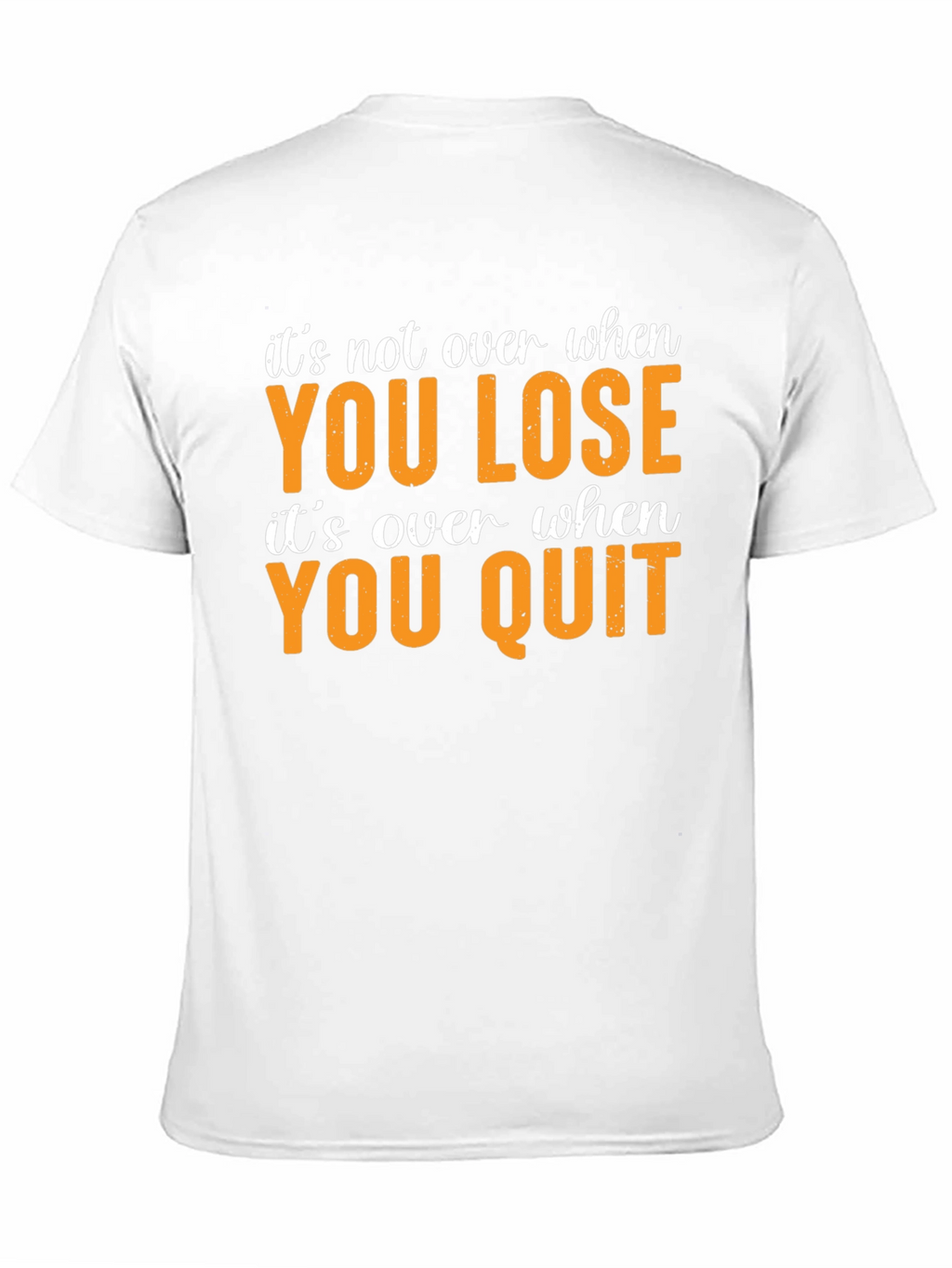 Motivational Graphic Tee - Never Quit