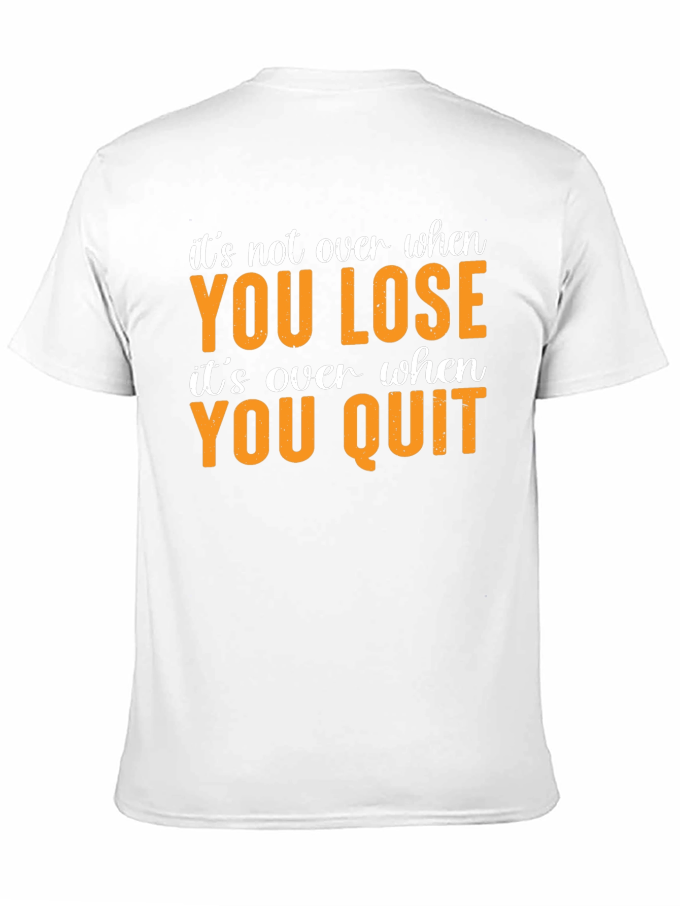 Motivational Graphic Tee - Never Quit