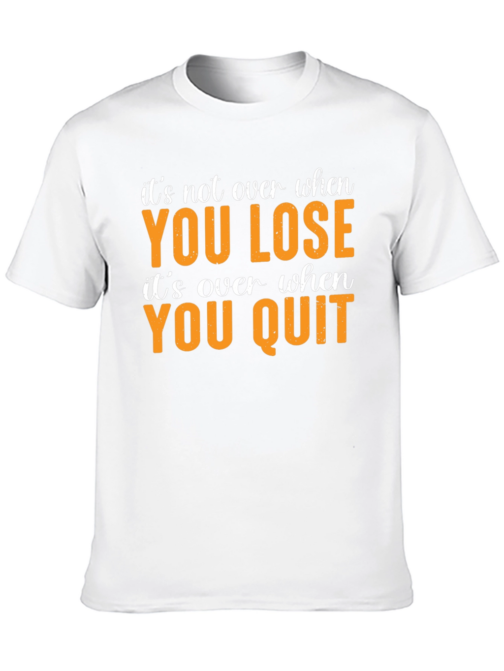 Motivational Graphic Tee - Never Quit