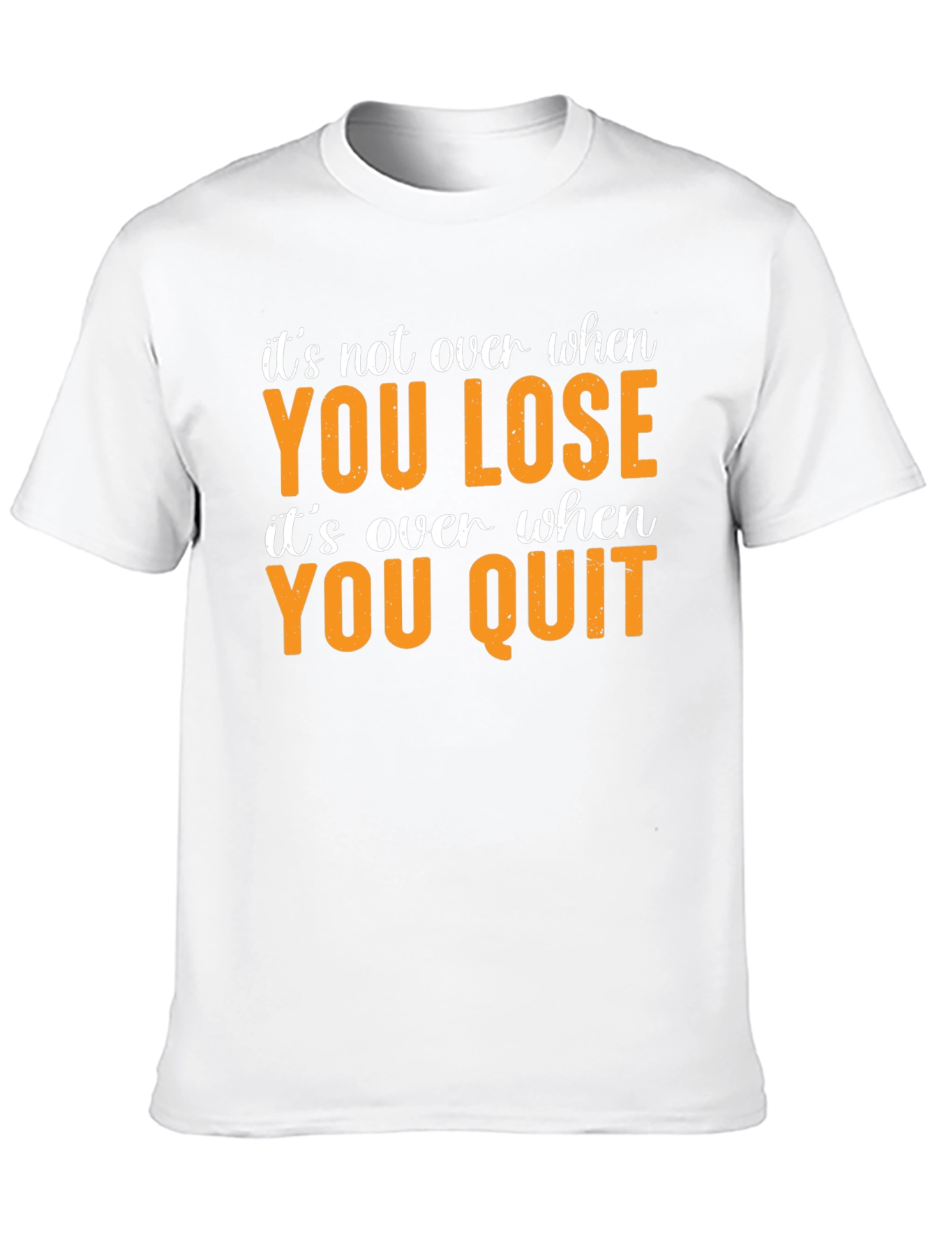 Motivational Graphic Tee - Never Quit