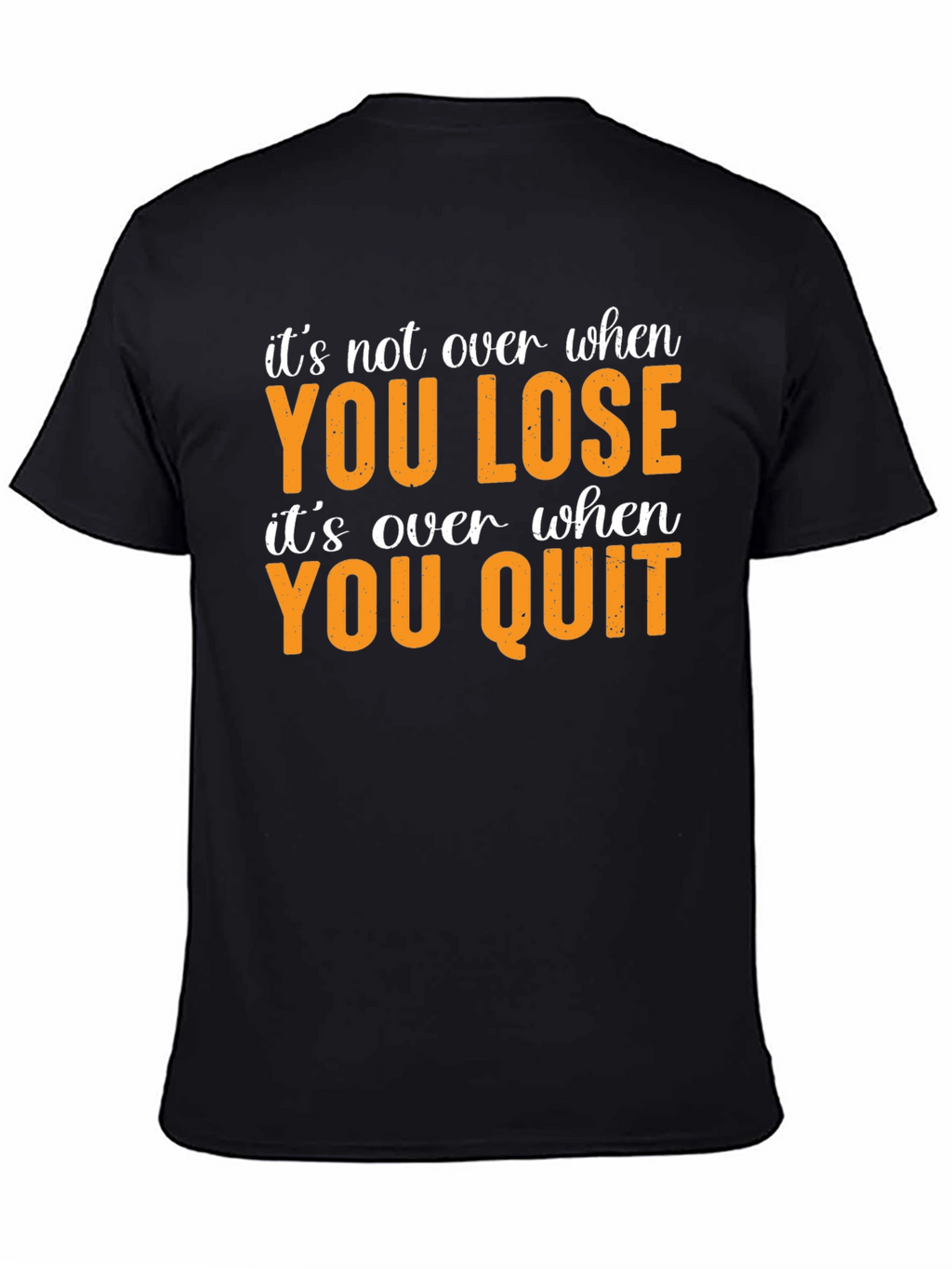 Motivational Graphic Tee - Never Quit