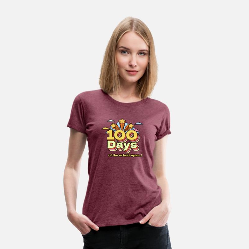 100 days of school span, funny tshirt.