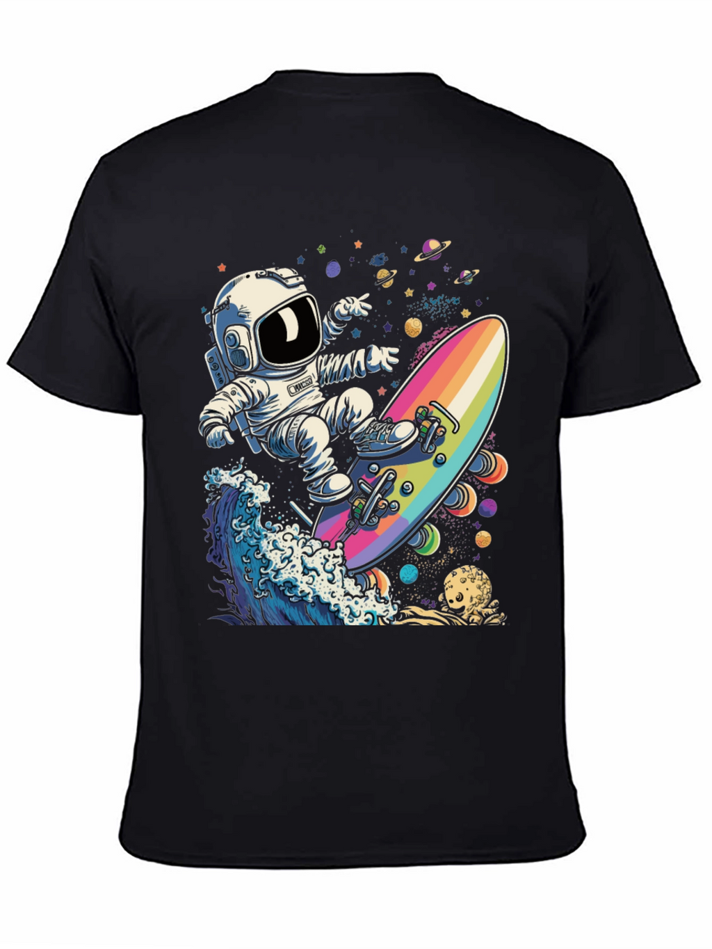 Astronaut Skateboarder T-Shirt