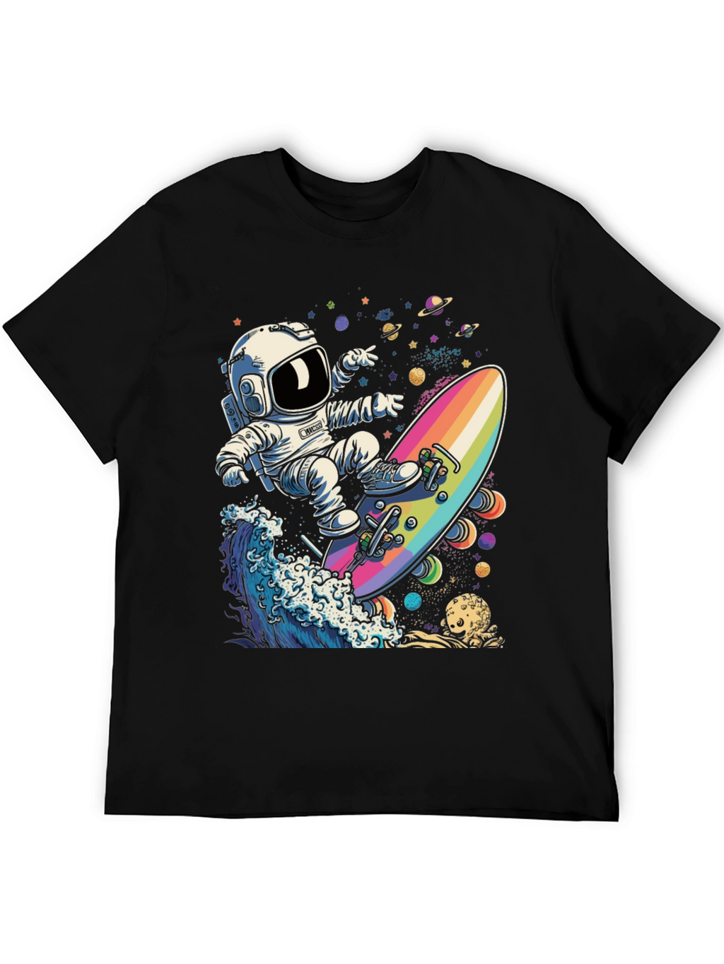 Astronaut Skateboarder T-Shirt
