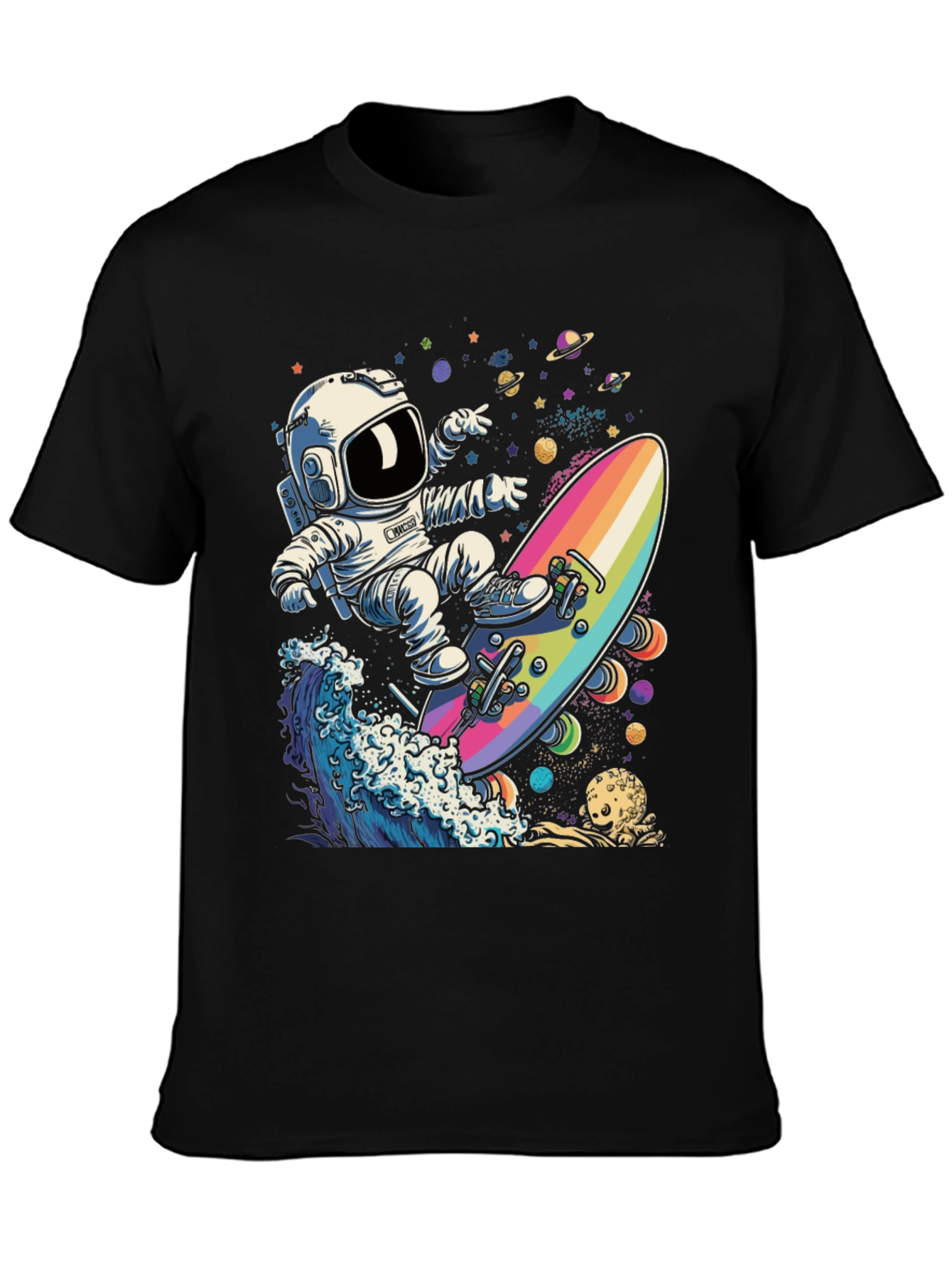 Astronaut Skateboarder T-Shirt