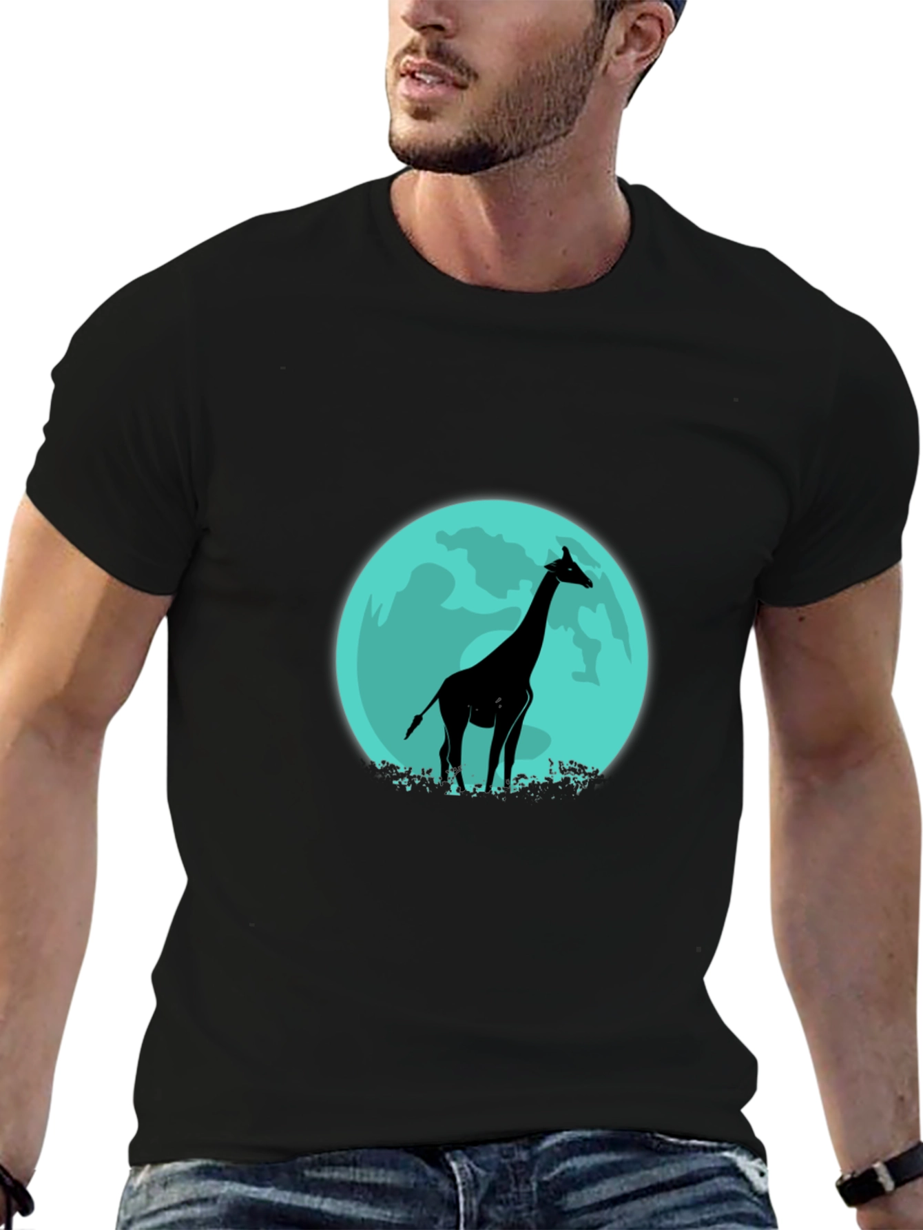 Giraffe Silhouette Tee - Lunar Design