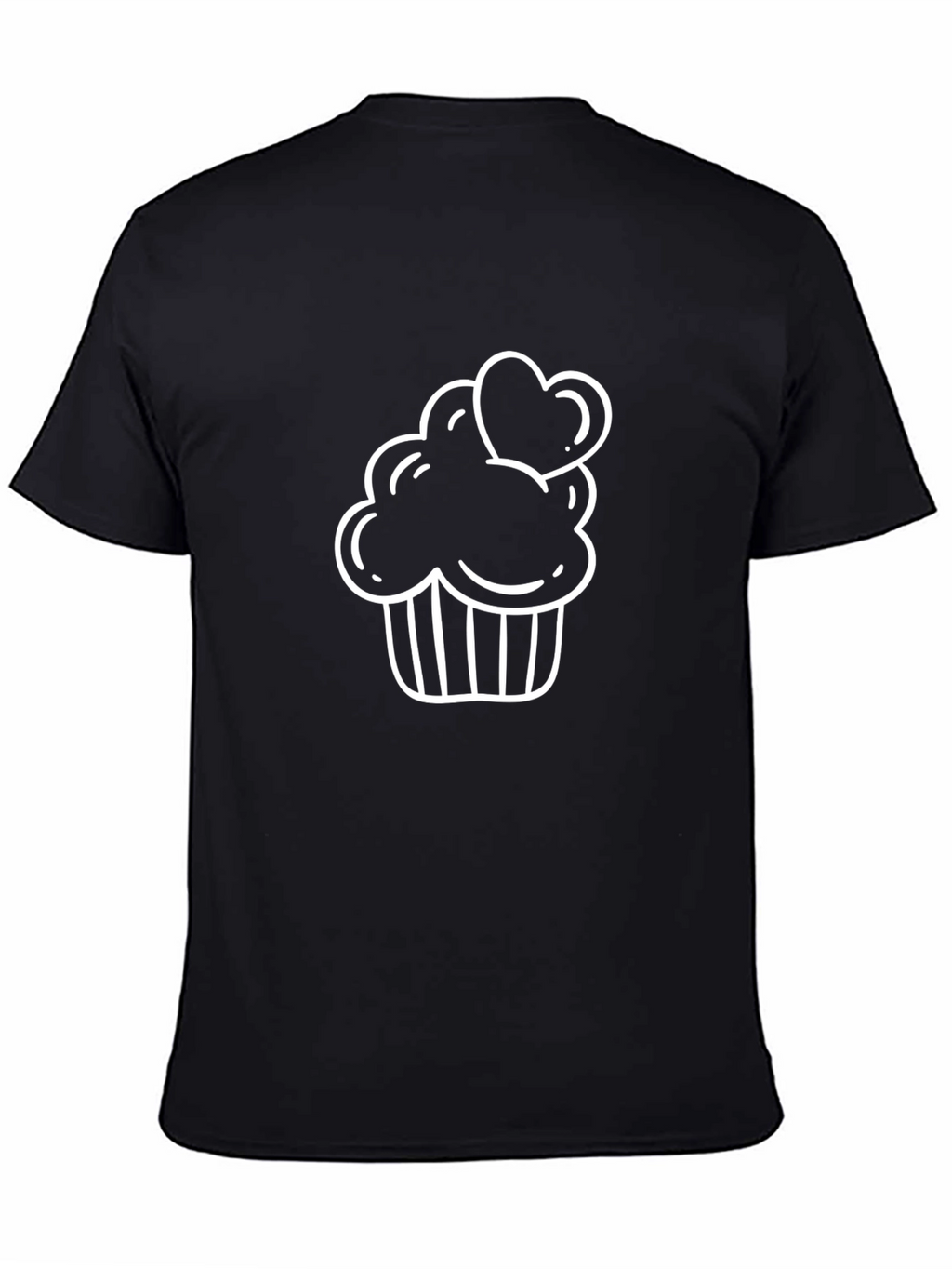 Cupcake Heart Tee - Sweet Graphic T-Shirt