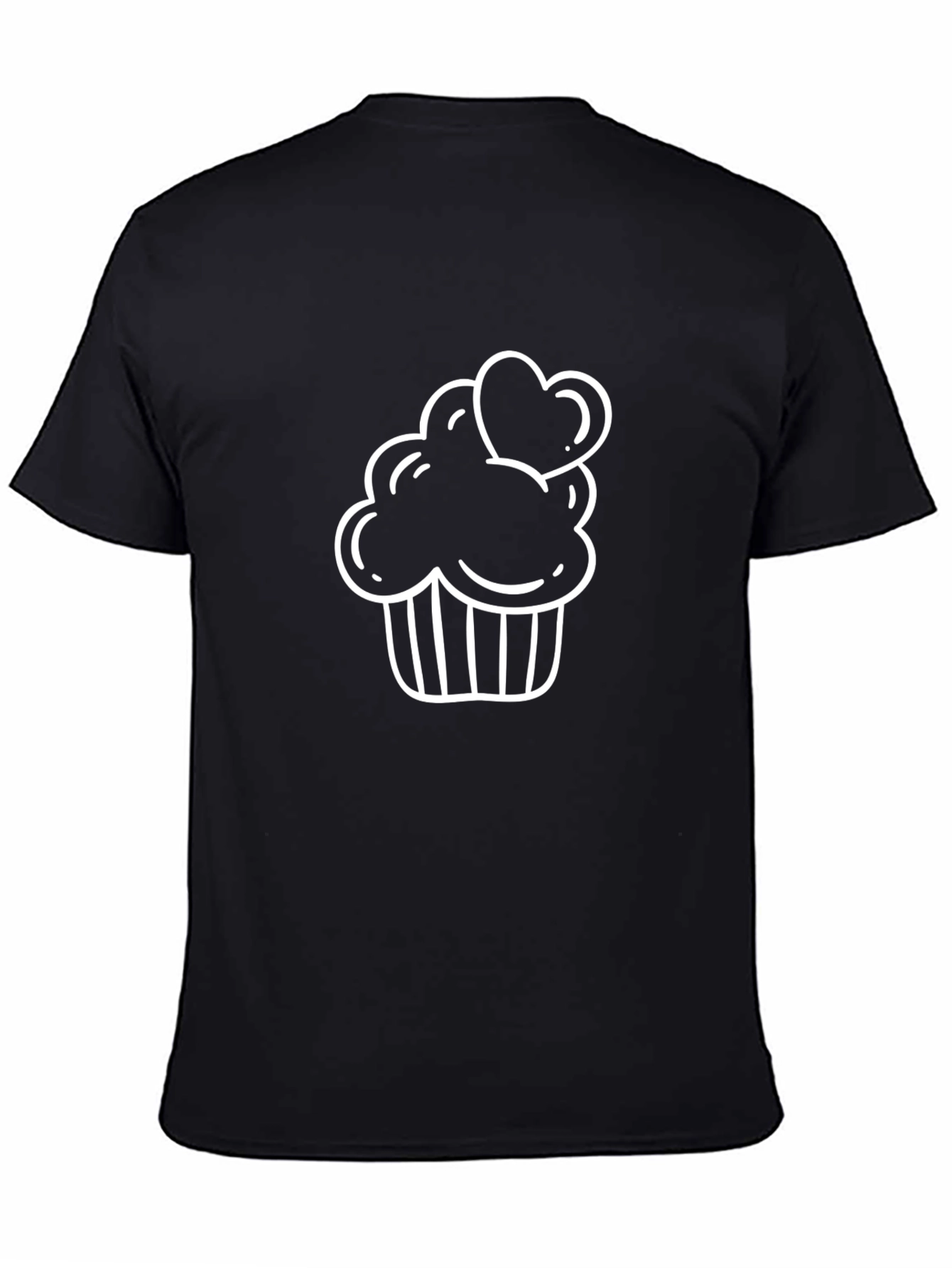 Cupcake Heart Tee - Sweet Graphic T-Shirt
