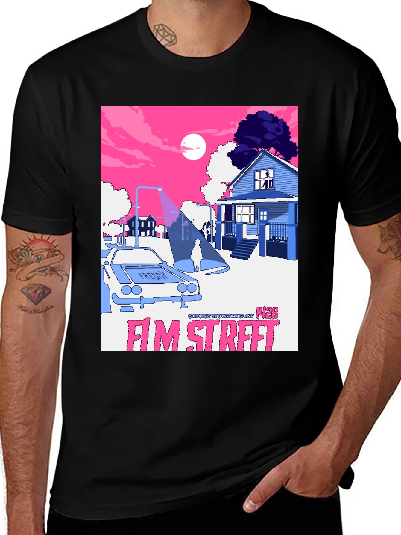 Elm Street Graphic Tee - Horror Movie Fan Apparel