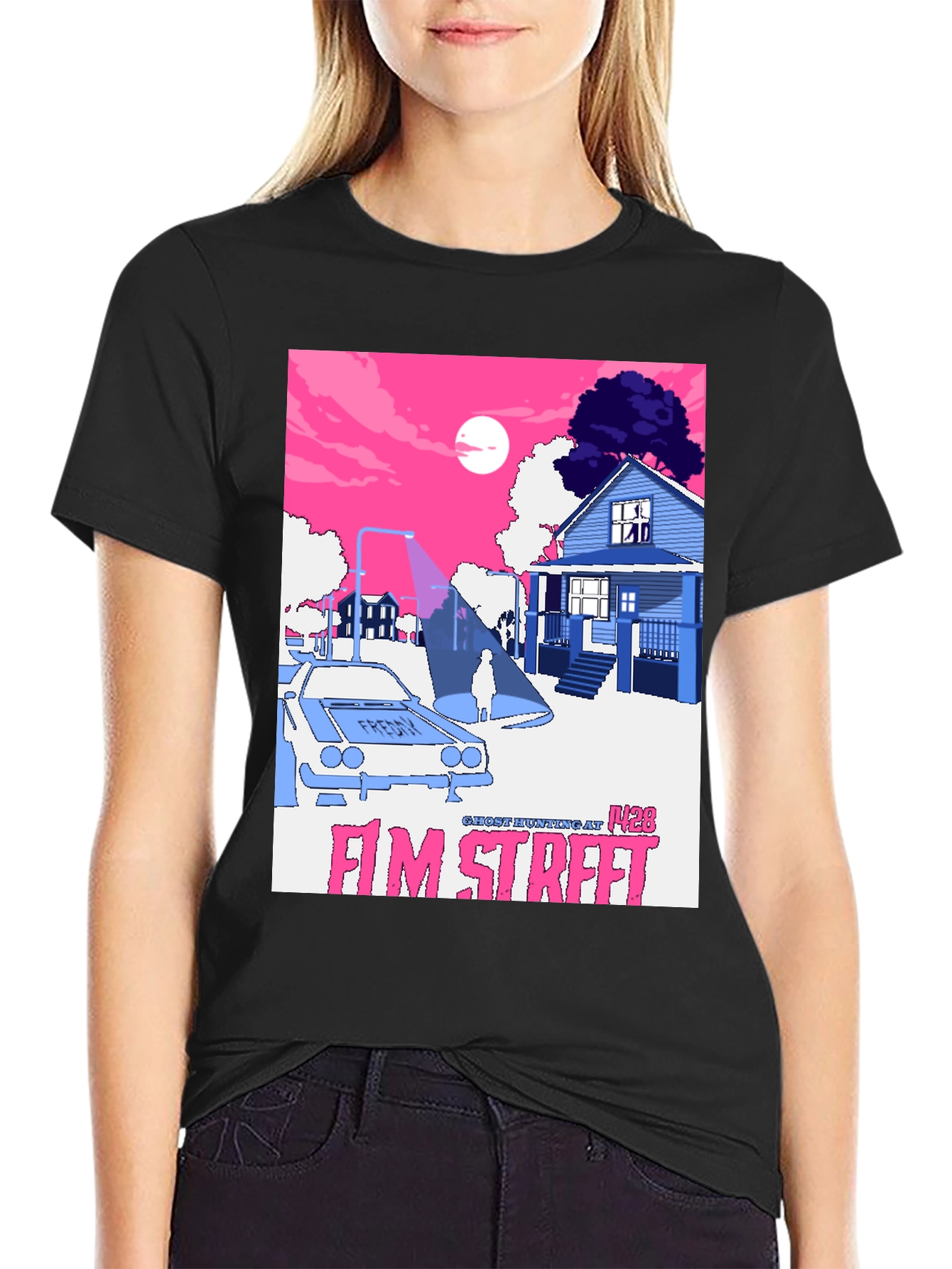 Elm Street Graphic Tee - Horror Movie Fan Apparel
