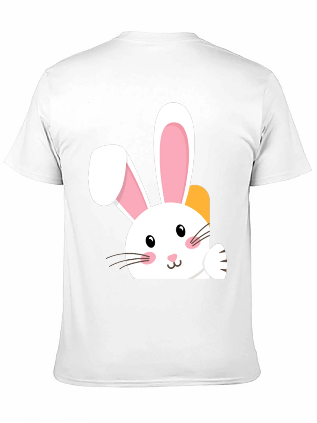 Cute Easter Bunny Black T-Shirt