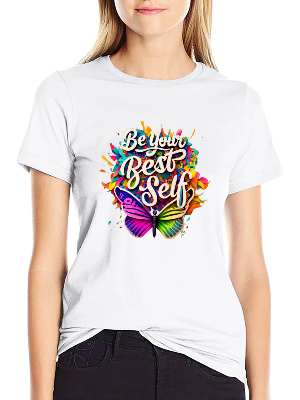 Be Your Best Self Butterfly Graphic Tee