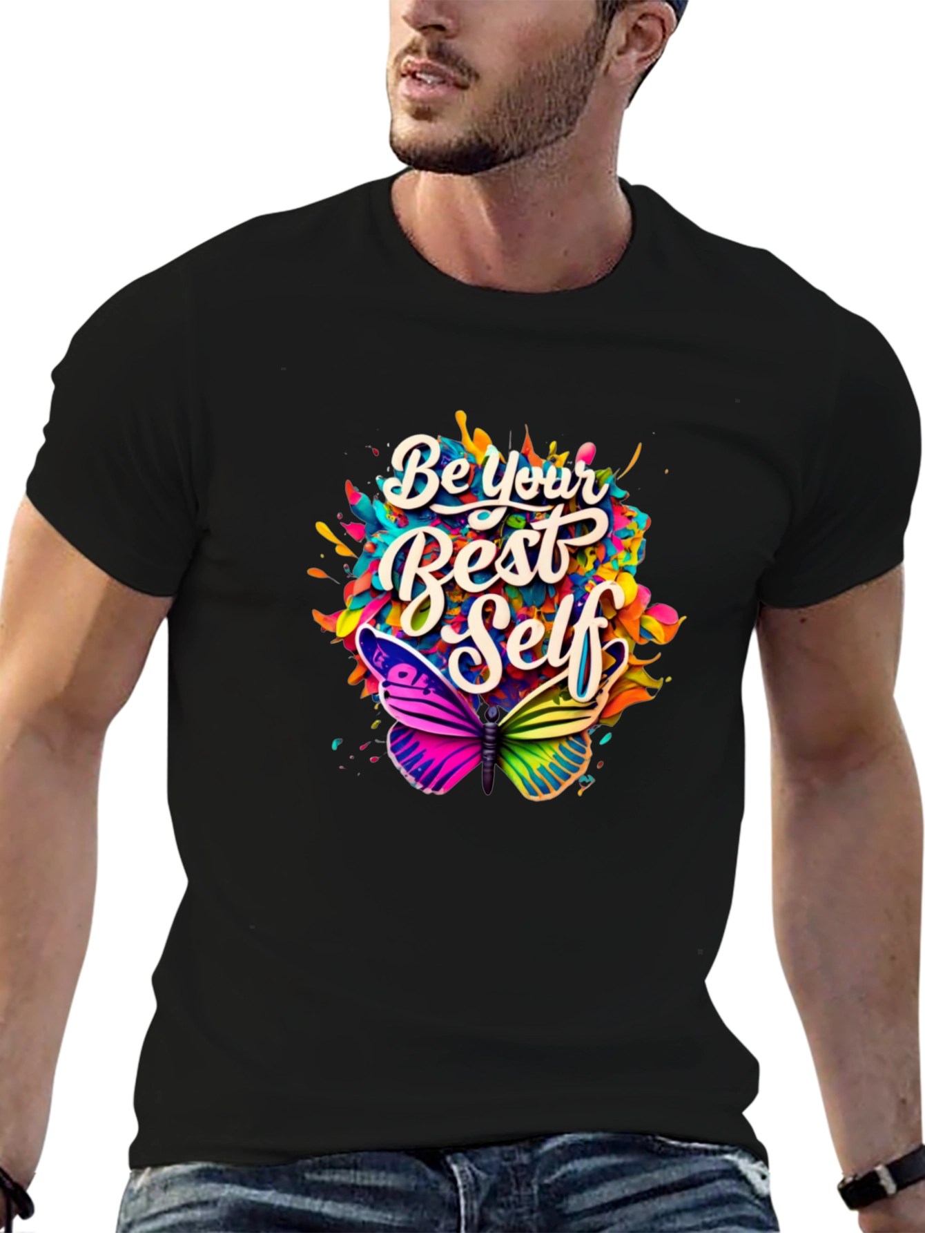 Be Your Best Self Butterfly Graphic Tee