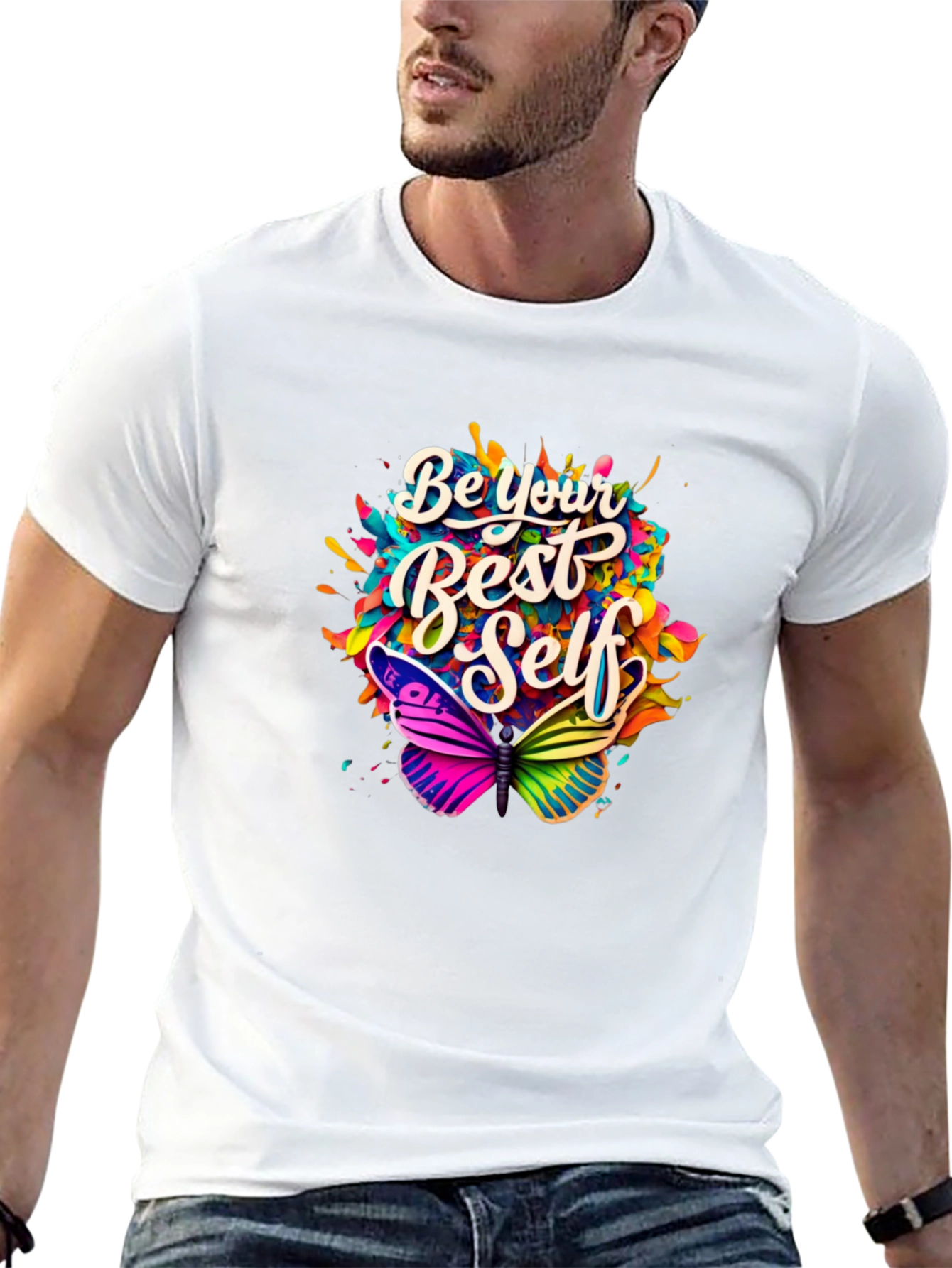 Be Your Best Self Butterfly Graphic Tee