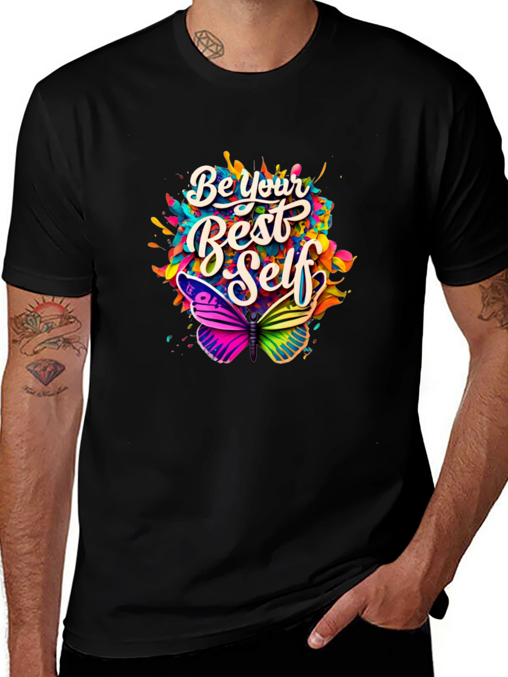 Be Your Best Self Butterfly Graphic Tee