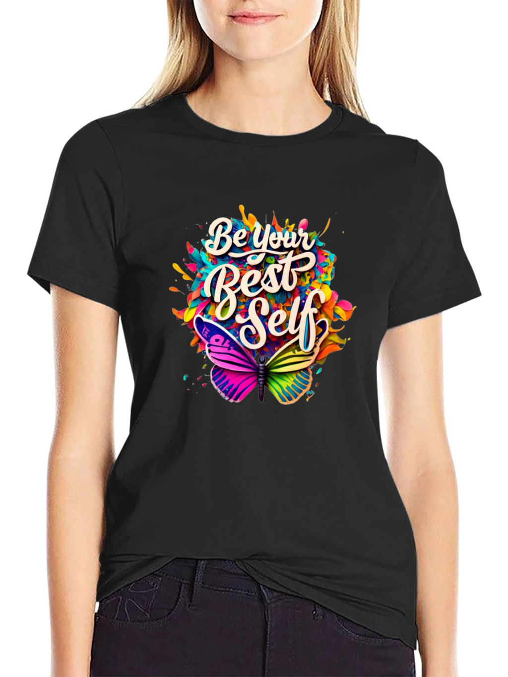 Be Your Best Self Butterfly Graphic Tee